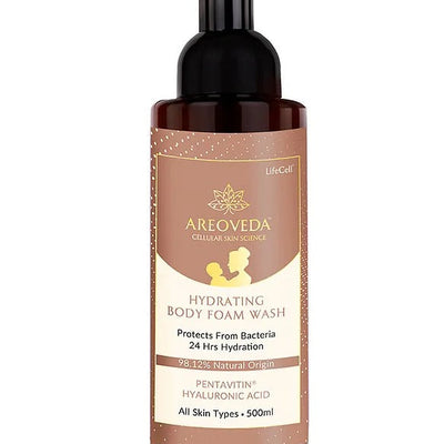 AreoVeda Hydrating Body Foam Wash For Moms