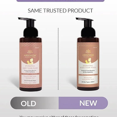 AreoVeda Hydrating Body Foam Wash For Moms