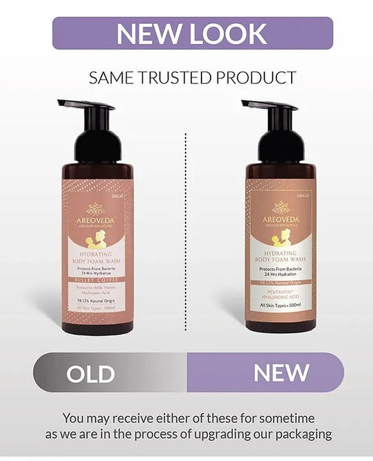 AreoVeda Hydrating Body Foam Wash For Moms