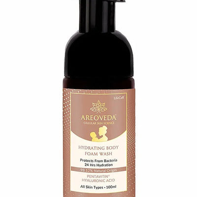 AreoVeda Hydrating Body Foam Wash For Moms
