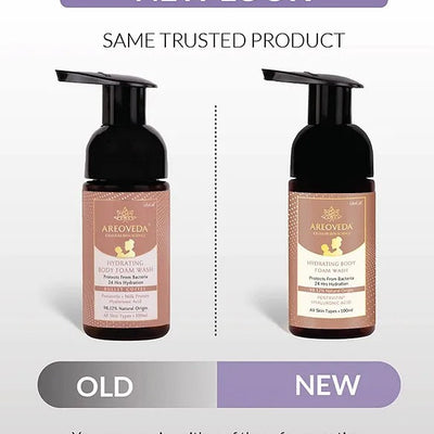 AreoVeda Hydrating Body Foam Wash For Moms