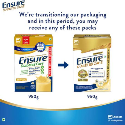 Ensure Diabetes Care Powder Vanilla Flavour - Sugar Free Health Drink
