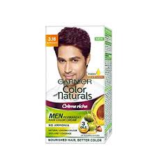 Garnier Color Naturals Men Permanent Hair Color - 3.16 Burgundy (30ml+30gm)
