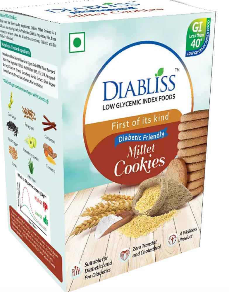 Diabliss Diabetic Friendly Millet Cookies 150g Box