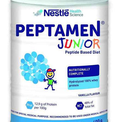 Nestle Peptamen Junior Peptide Based Diet Vanilla Flavour Powder, 400 gm