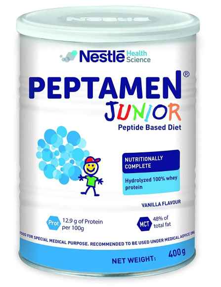 Nestle Peptamen Junior Peptide Based Diet Vanilla Flavour Powder, 400 gm