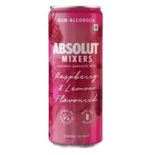 Absolut Mixers (Raspberry & Lemon Flavoured) 250ML