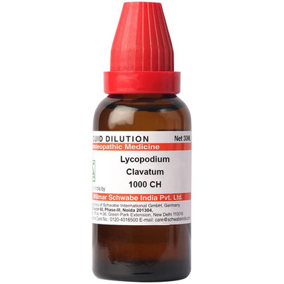 Dr. Willmar Schwabe India Lycopodium Clavatum Dilution