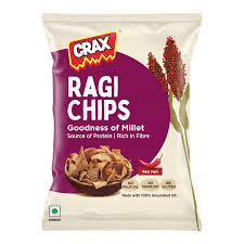 Crax Peri Peri Ragi Chips 80G
