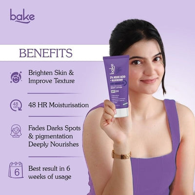 Bake 2% Kojic Acid Body Lotion SPF 30