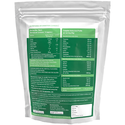BBETTER Plant Protein Powder for Men & Women - Strawberry Flavour