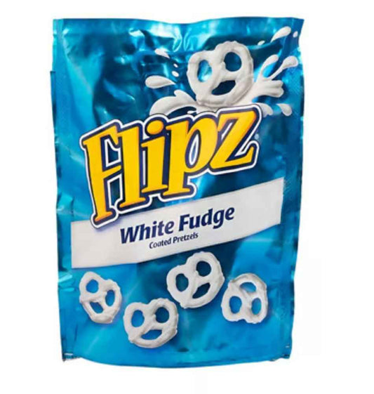 Flipz White Fudge Covered Pretzels 90G