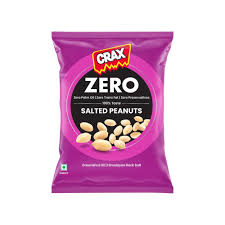 Crax Zero Classic Salted Peanuts 160G