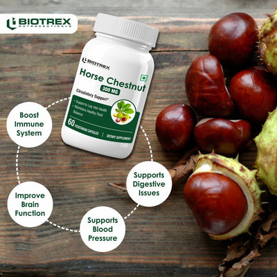 Biotrex Horse Chestnut 300Mg Veg Capsules