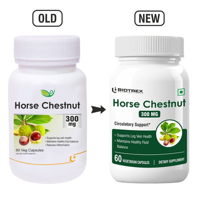 Biotrex Horse Chestnut 300Mg Veg Capsules