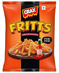 Crax Fritts Peri Peri Corn & Potato Sticks 32G
