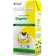 BARSANA Cow Milk Organic Double Tonned 1L