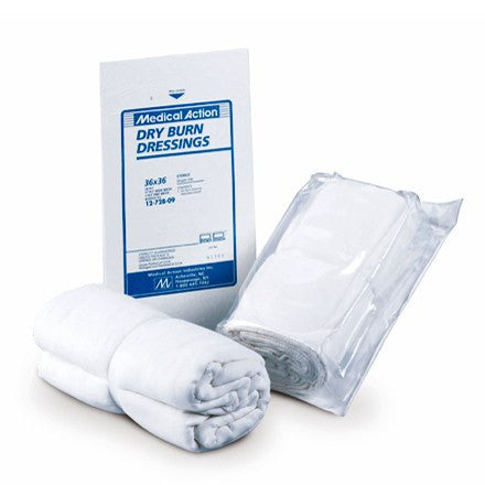 Dry Burn Dressing 18 x 36, White, Sterile, Medical Action