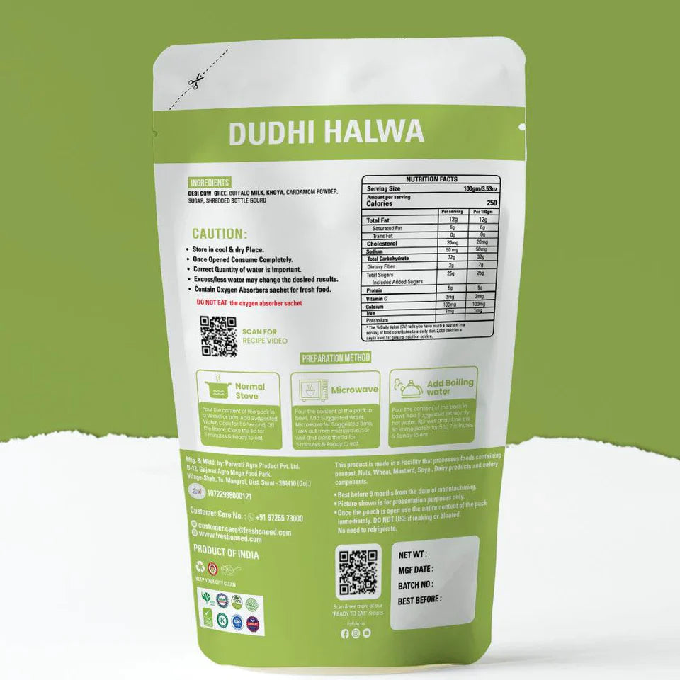 Fresh O Need Dudhi Halwa - Ready To Eat 100 gms