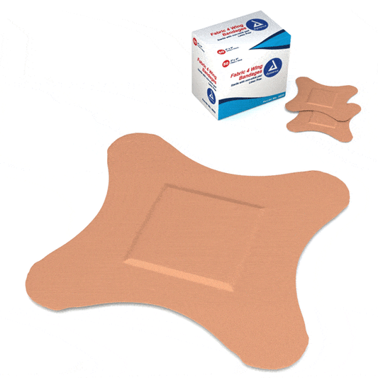 Flexible Fabric Wing Bandages 3 x 3,  50/box (Bandaid)