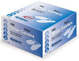 Shoe Covers, Disposable Blue (Booties) 150/Pair