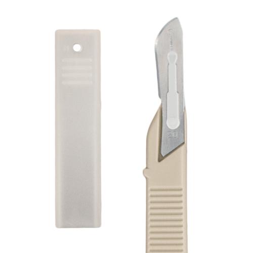 Scalpels, Sterile with Stainless Steel Blade, Plastic Handle, 10/Box