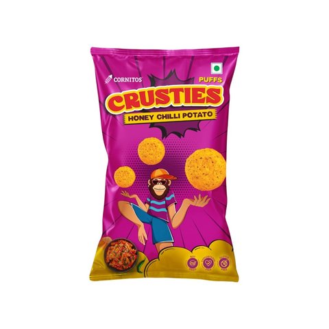 Cornitos Crusties Honey Chilli Potato Puffs - 52g