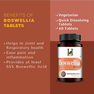H&C Herbal Boswellia Extract Quick Dissolving Tablets
