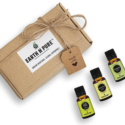 Earth N Pure Essential Oils (Eucalyptus, Rosemary & Tea Tree)