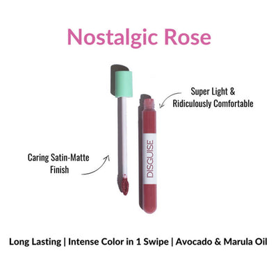 Disguise Feather-Light Matte Liquid Lip Cream - Nostalgic Rose 32