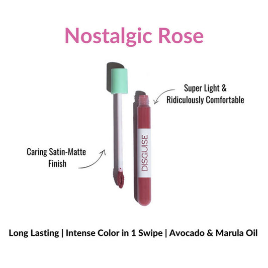 Disguise Feather-Light Matte Liquid Lip Cream - Nostalgic Rose 32