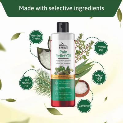 Herbs & Hills Pain Relief Oil