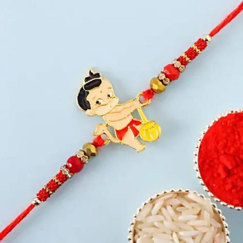 Bal Hanuman Rakhi & Choco Swiss Animal Chocolates