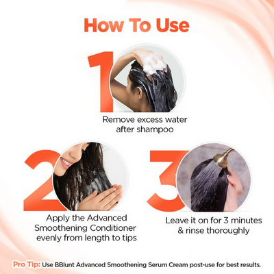 BBlunt Advanced Smoothening Conditioner with Keratin & Hyaluronic Acid