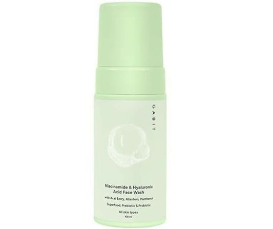 Gabit Niacinamide & Hyaluronic Acid Foaming Face Wash