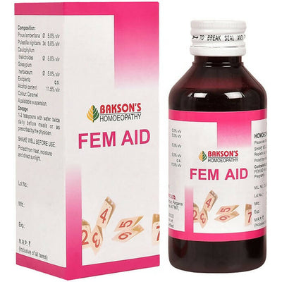 Bakson's Homeopathy Fem Aid Syrup
