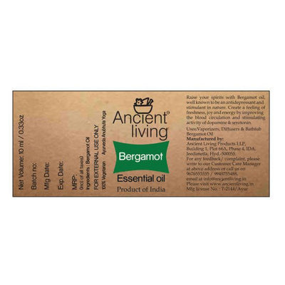 Ancient Living Bergamot Essential Oil