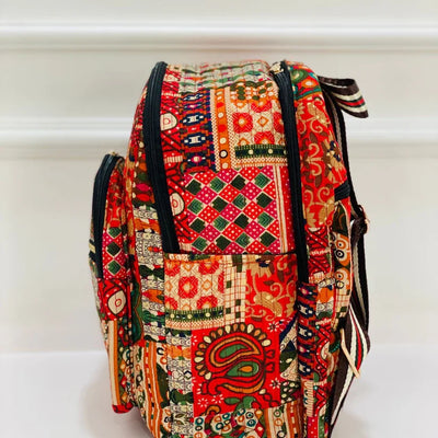 The Morvi Red Backpack