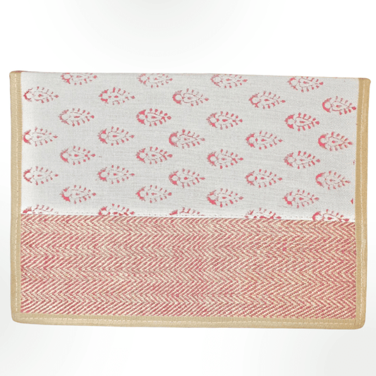 Ekobae Jute Handblock Print File Folder