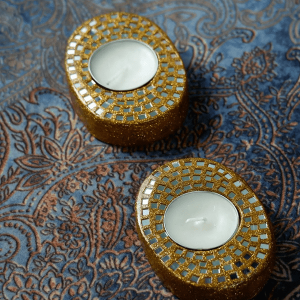 Ekobae Lacquer & Mirror Square T-lites (1 pcs)