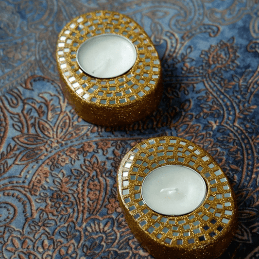 Ekobae Lacquer & Mirror Square T-lites (1 pcs)
