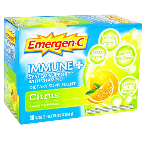 Emergen-C Immune System Support with Vitamin D Citrus