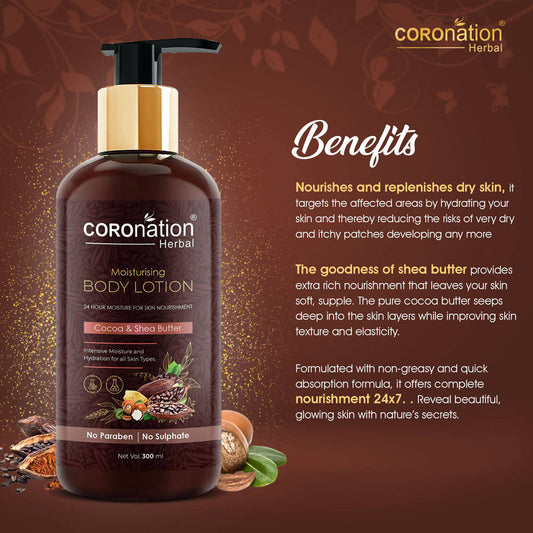 Coronation Herbal Cocoa and Shea Butter Body Lotion