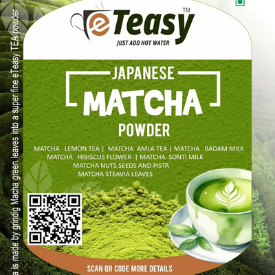 Eteasy Matcha Badam Honey Mix Milk Drink Kashmiri Kesar Saffron Mix Powder