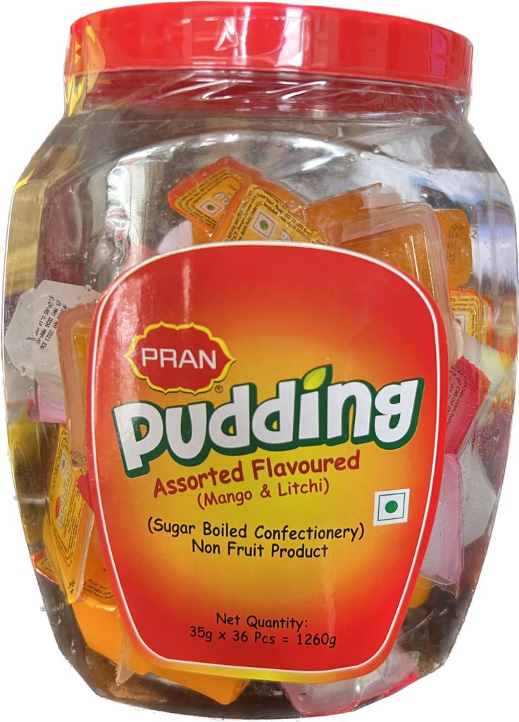 PRAN Pudding Assorted Flavored Mango & Litchi 1260G