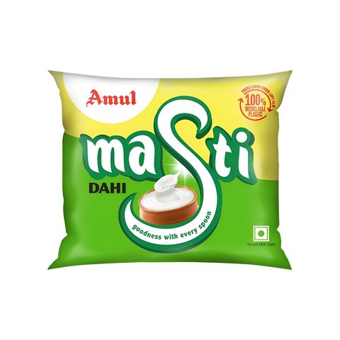 5x Amul Masti Curd (Dahi) - Pack of 5 (400g each)