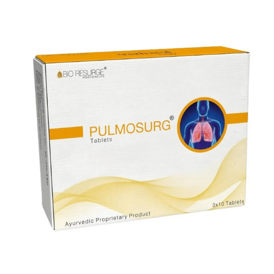 Bio Resurge Life Pulmosurg Ayurvedic Cough and Asthma Relief Tablets