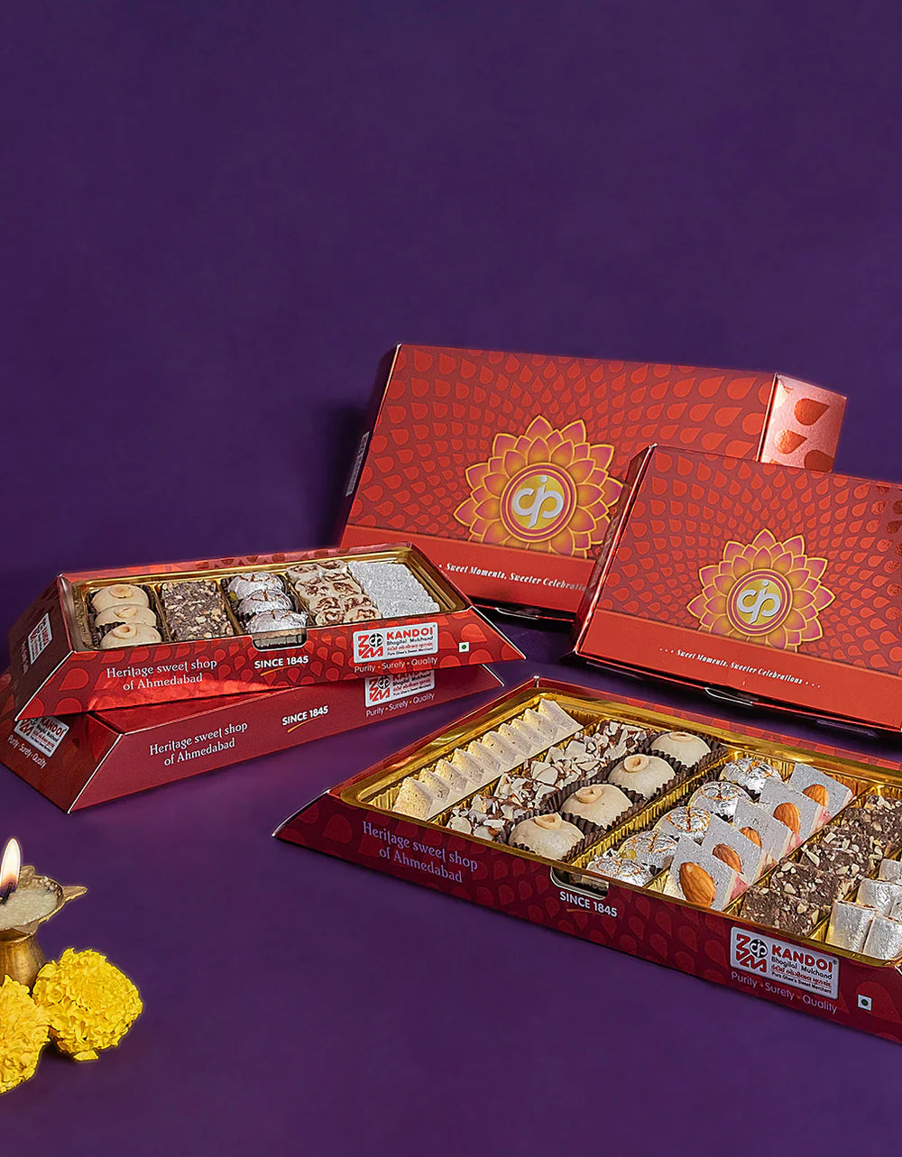 Kandoi Bhogilal Mulchand Dryfruits Sweets - 500 gms – Himkhand
