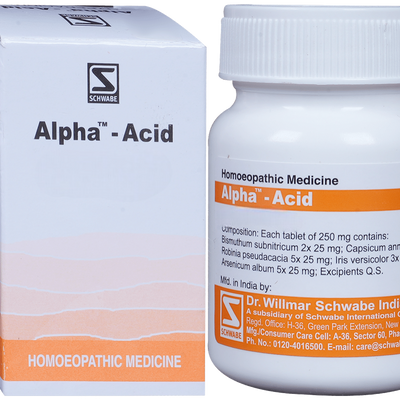 Dr. Willmar Schwabe India Alpha Acid Tablets