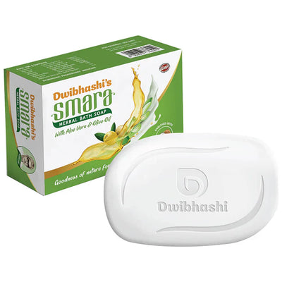 Dwibhashi Smara Herbal Bath Soap With Aloe Vera & Olive Oil